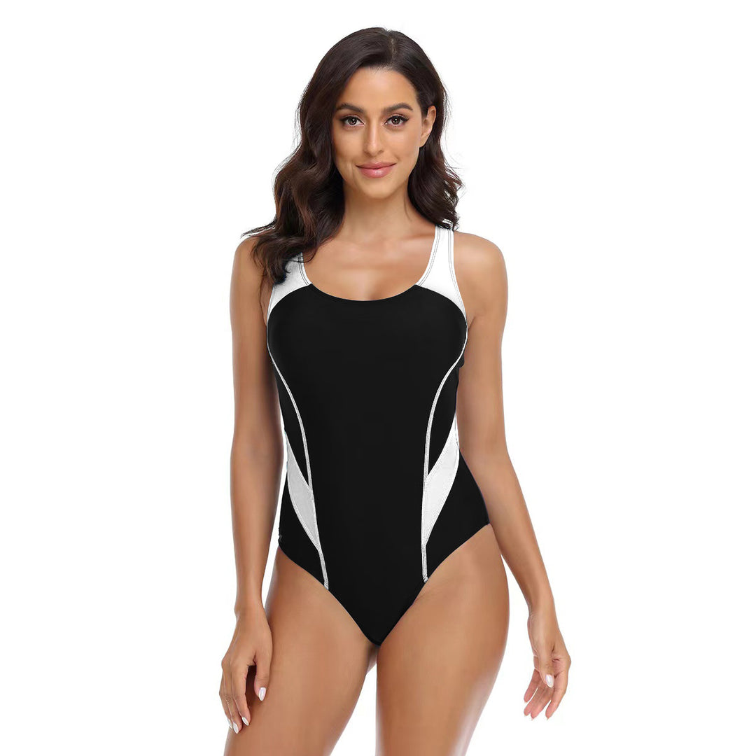 Damen Sportlicher Einteiler Badeanzug mit ergonomischem Schnitt Drune