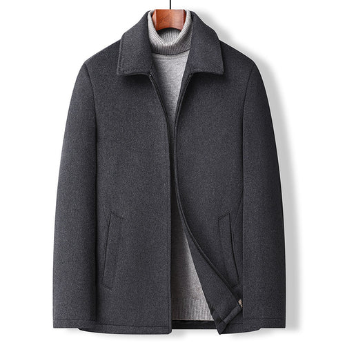Herren moderne Übergangsjacke mit elegantem Kragen und praktischen Taschen Drune