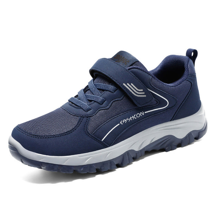 Damen nan robuster Trailwalking-Sneaker mit Klettverschluss, gepolstertem Fersenhalt und stoßdämpfender Profilsohle Drune