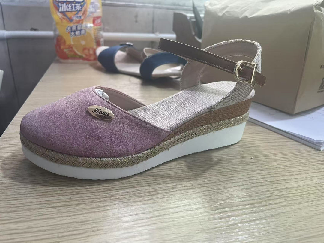 Damen Espadrilles mit eleganter Schnalle Drune