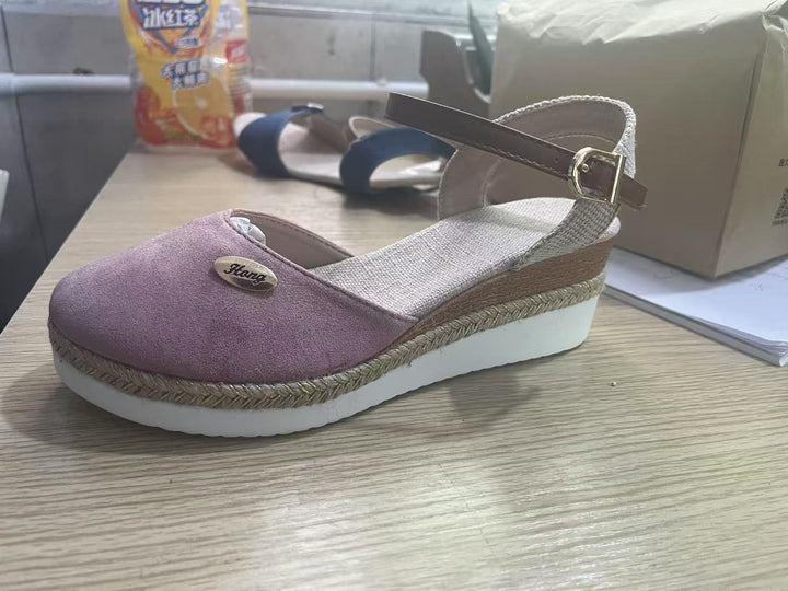 Damen Espadrilles mit eleganter Schnalle Drune
