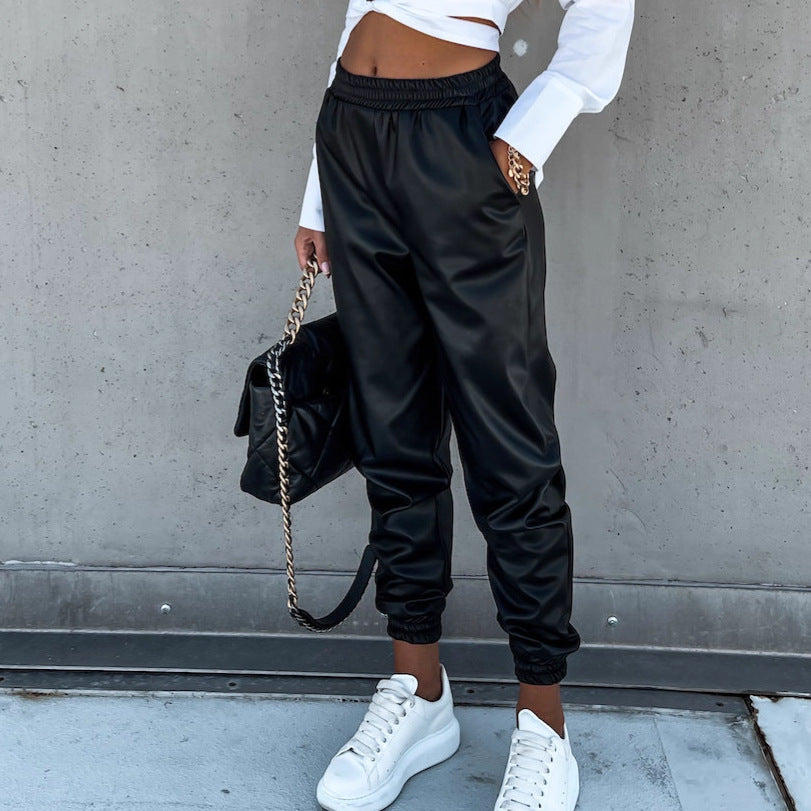 Damen Bequeme Jogginghose mit elastischem Bund und praktischen Taschen Drune