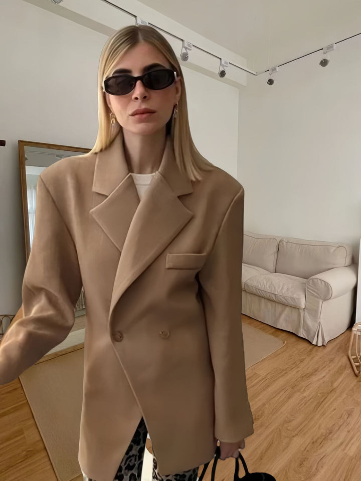 Damen Eleganter Oversized Blazer Drune