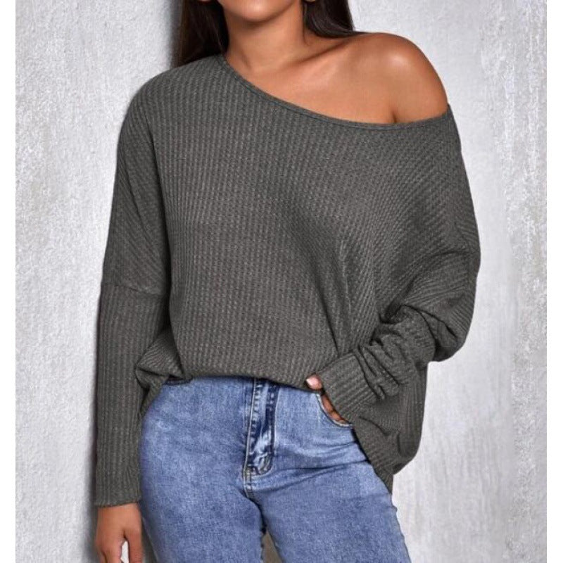 Damen Oversized Strickpullover Drune