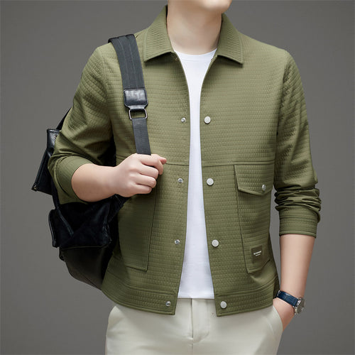 Herren modische Utility-Jacke mit praktischen Taschen Drune