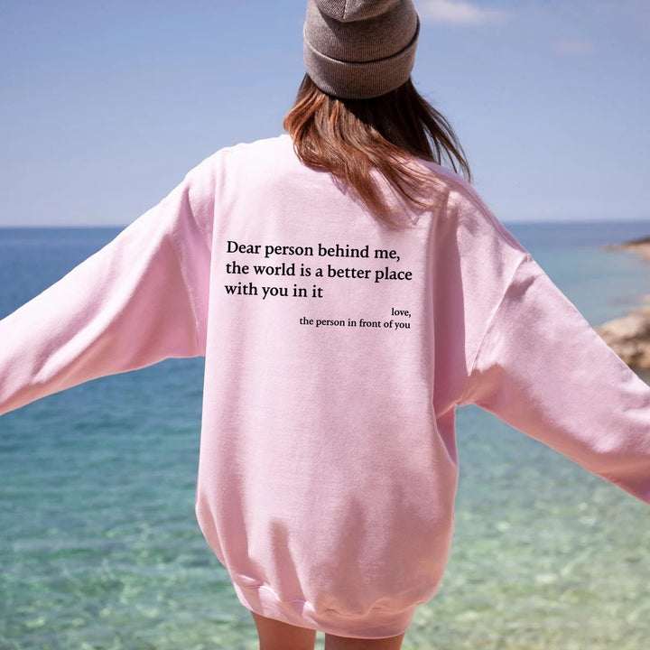 Damen Sweatshirt mit inspirierendem Motiv und gemütlichem Schnitt Drune