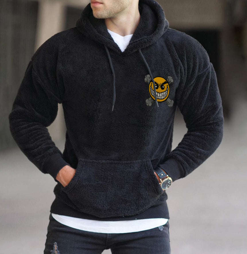 Herren kuscheliger Kapuzenpullover aus hochwertigen Materialien Drune