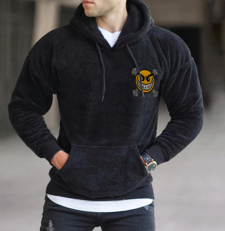 Herren kuscheliger Kapuzenpullover aus hochwertigen Materialien Drune