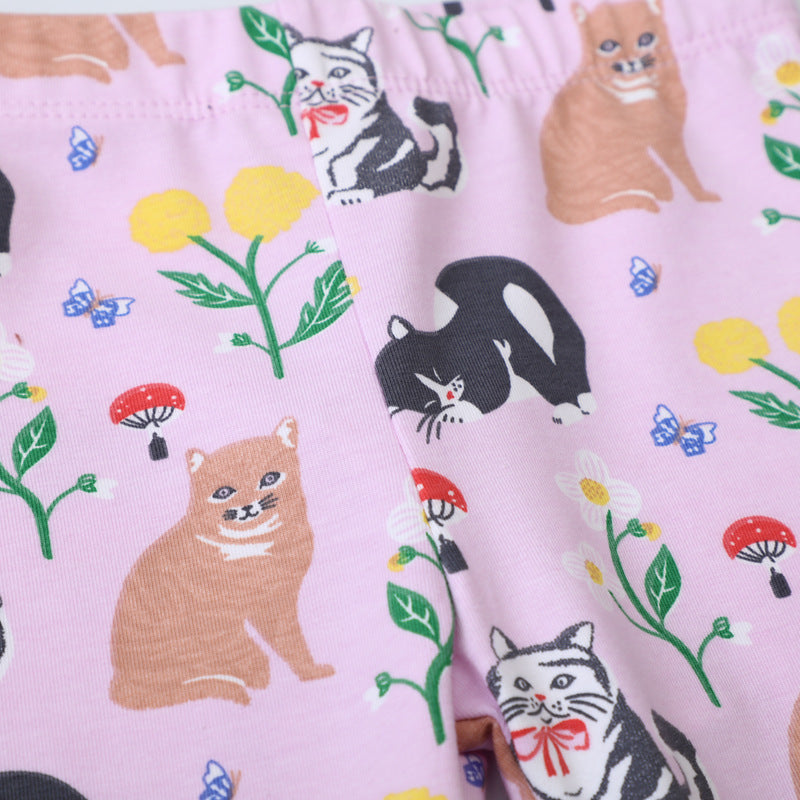 Kinder Leggings mit tierischem Motiv Drune