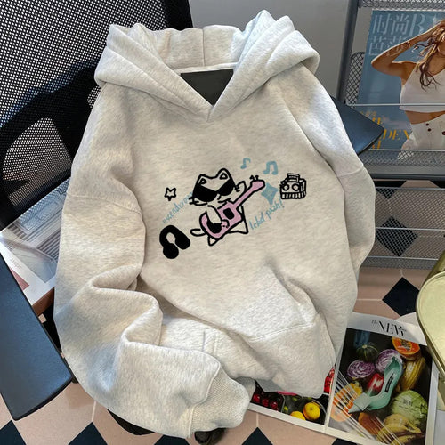 Damen Kapuzenpullover mit einzigartigem Tierdesign Drune
