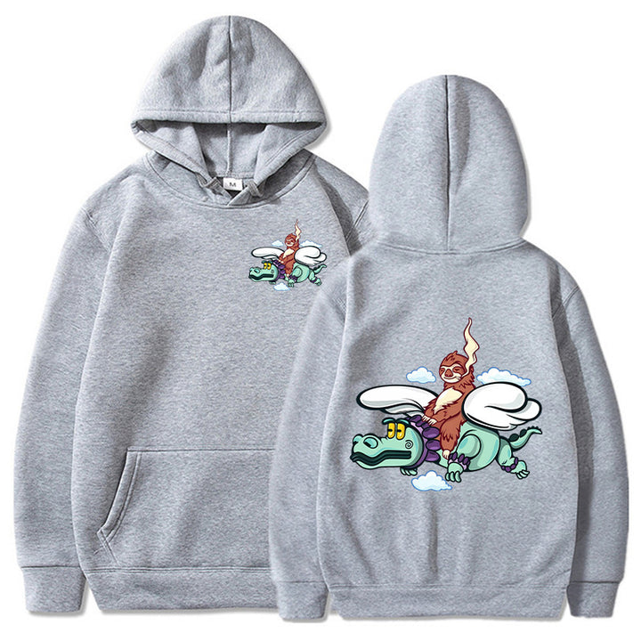 Damen Kapuzenpullover mit kreativem Grafikdesign und hochwertiger Innenausstattung Drune