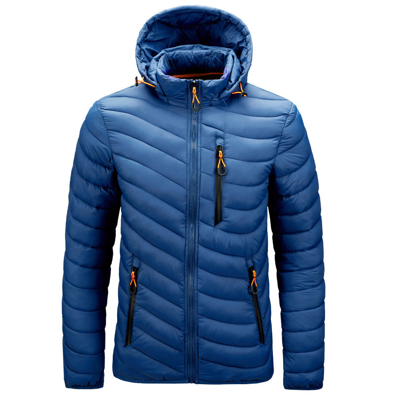 Drune | Gesteppte leichte Herrenjacke mit Kapuze