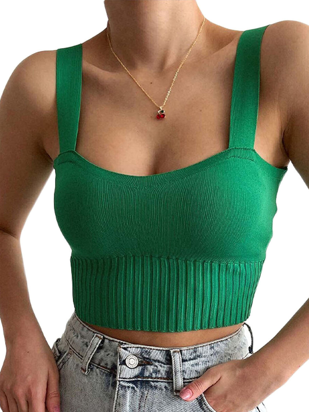 Damen Oversized Strickoberteil aus hochwertiger Baumwolle mit Tasche Drune