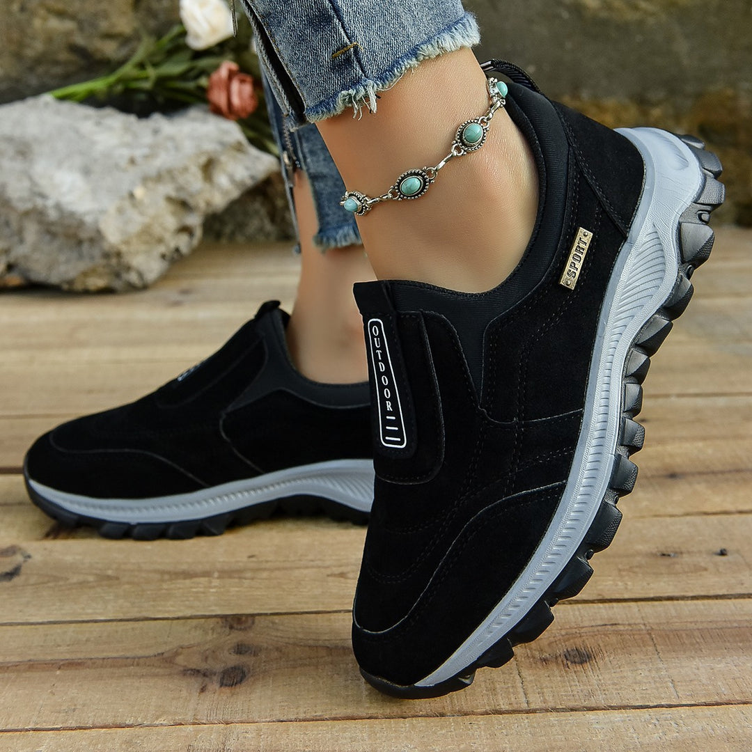 Damen Sportliche Slip-On Sneakers mit ergonomischer Dämpfung Drune