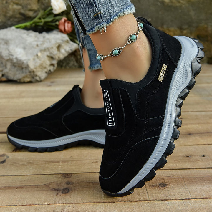 Damen Sportliche Slip-On Sneakers mit ergonomischer Dämpfung Drune