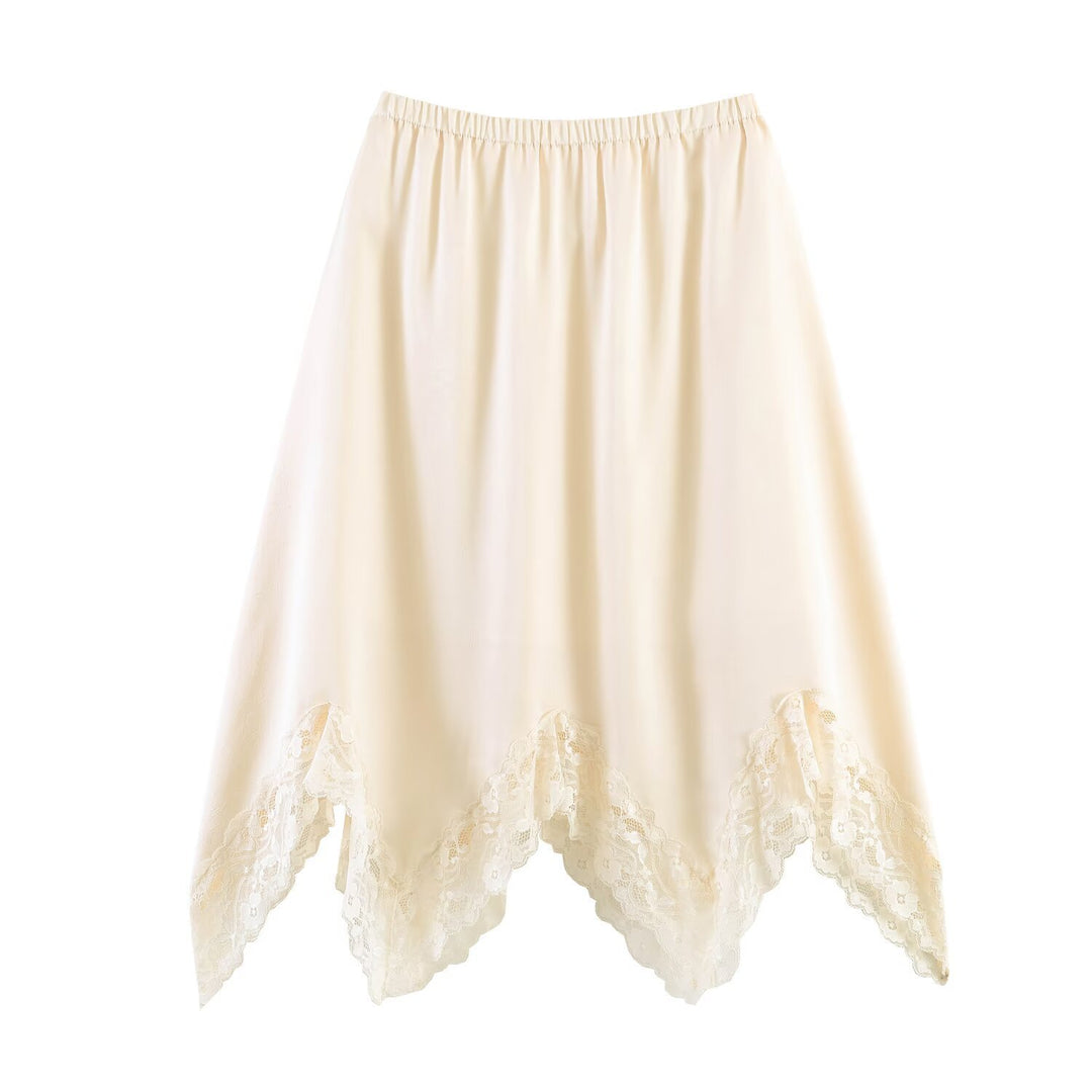 Damenrock mit eleganter Spitzenverzierung Drune