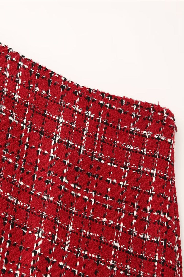 Drune | Textured Jacke Tweed Set