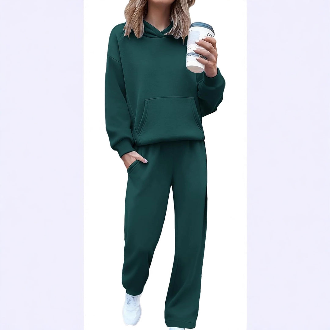 Damen lässiges und bequemes Freizeit-Set mit extra weitem Schnitt Drune