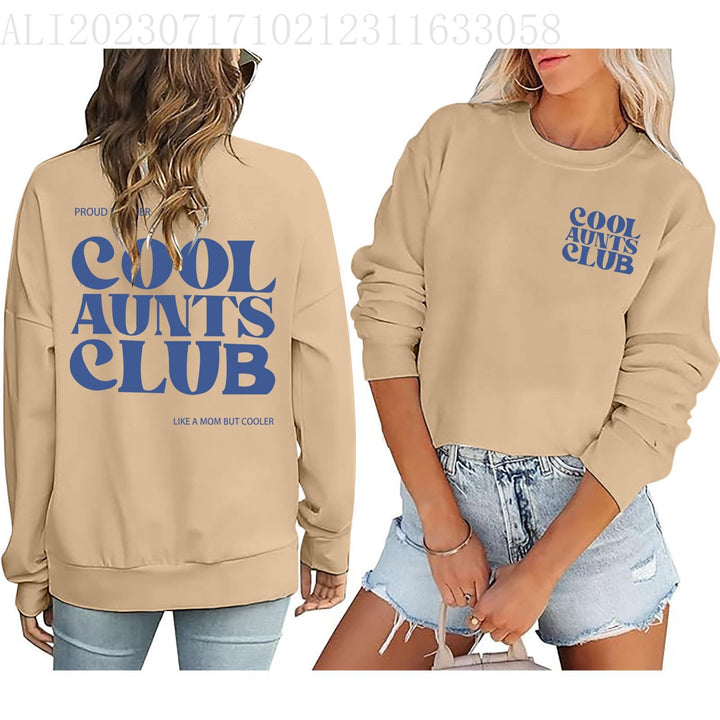 Damen Sweatshirt mit coolem Club-Motiv Drune