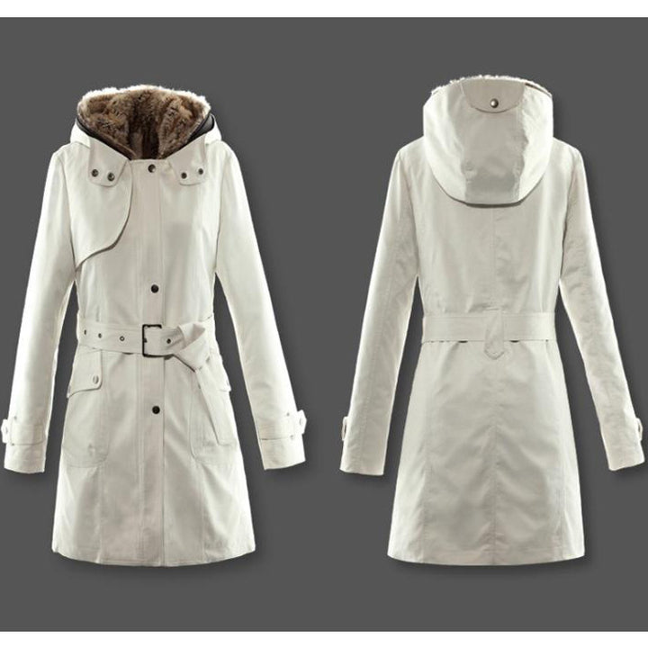 Drune - Kuschelige Damen Winterjacke, Fleece-Futter