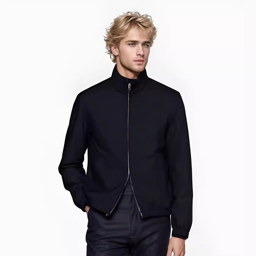 Herren leichte Freizeitjacke mit elastischem Bündchen Drune
