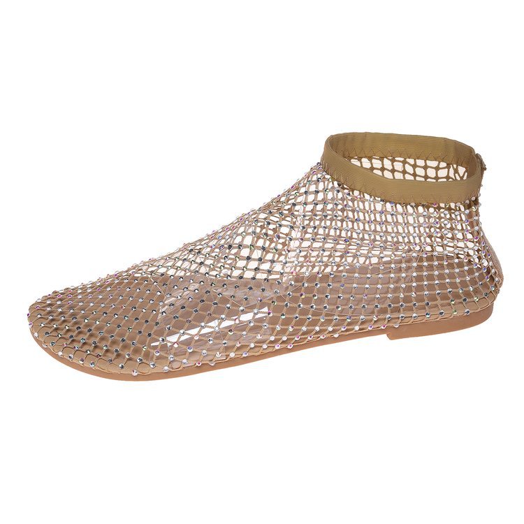 Damen Modische Mesh Stiefeletten Drune