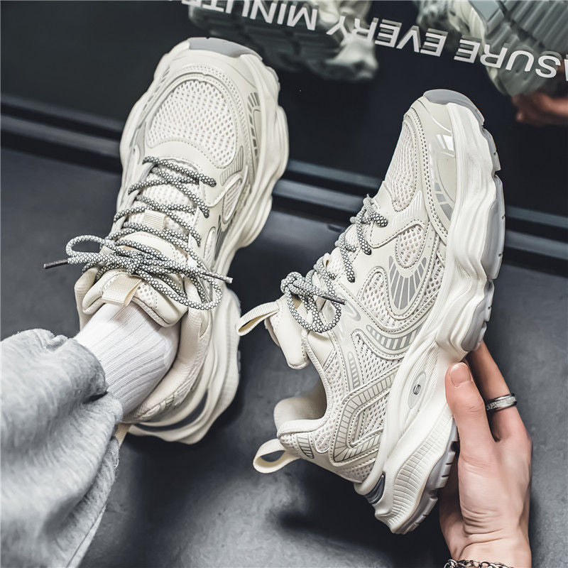 Damen Sportliche Chunky Sneakers mit atmungsaktivem Obermaterial und innovativem Sohlenprofil Drune