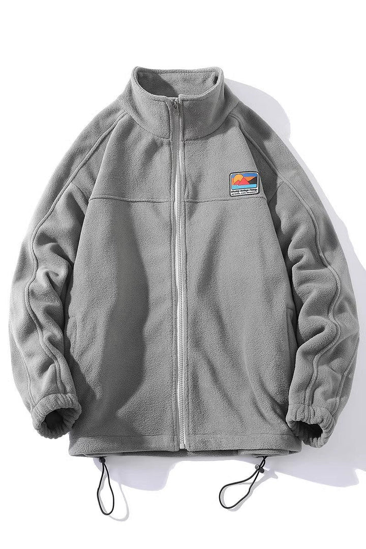 Herren Fleecejacke mit hohem Kragen und praktischen Taschen Drune