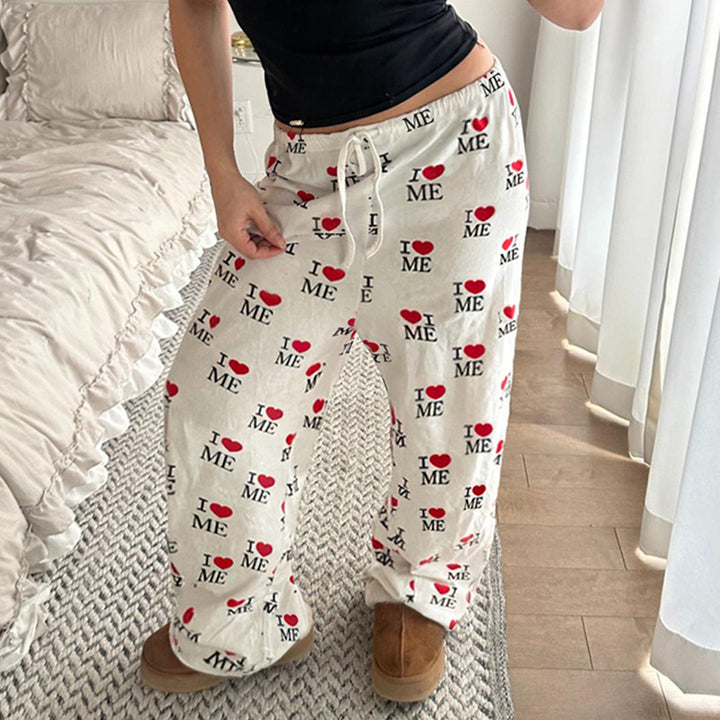 Damen Bequeme Lounge-Hosen mit einzigartigem Motiv Drune