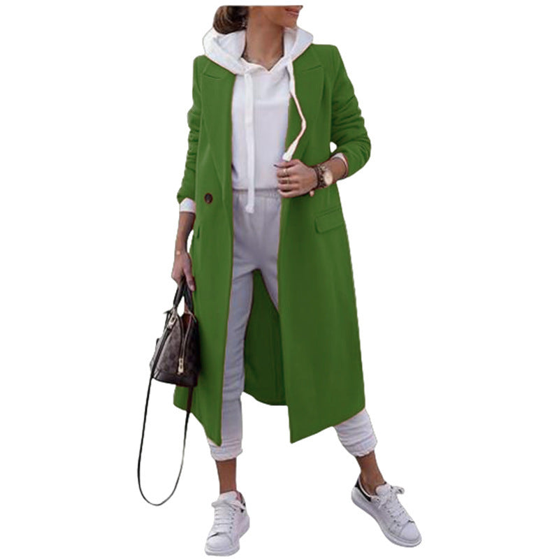 Damen Elegante Übergangsjacke mit schickem Revers und praktischen Taschen Drune