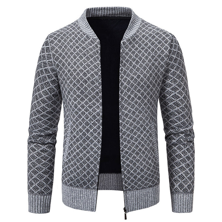 Herren modischer Strickblazer mit feinem Strukturmuster Drune