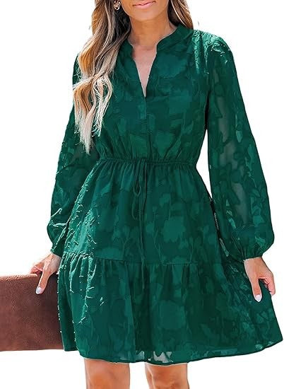 Damen Casual Kleid Drune