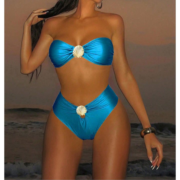 Damen Elegantes Bikini-Set mit modischem Muschel-Design Drune