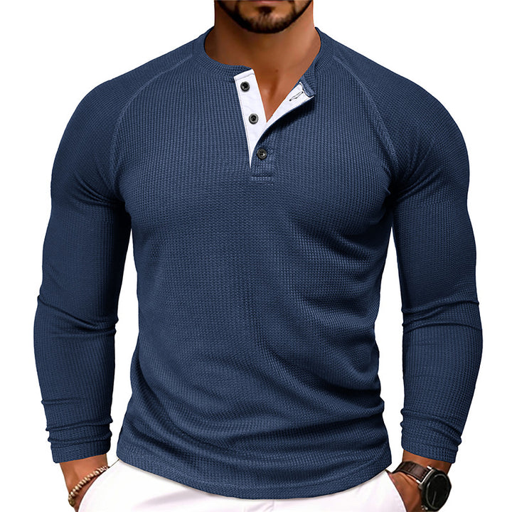 Herren Langarmhemd Drune
