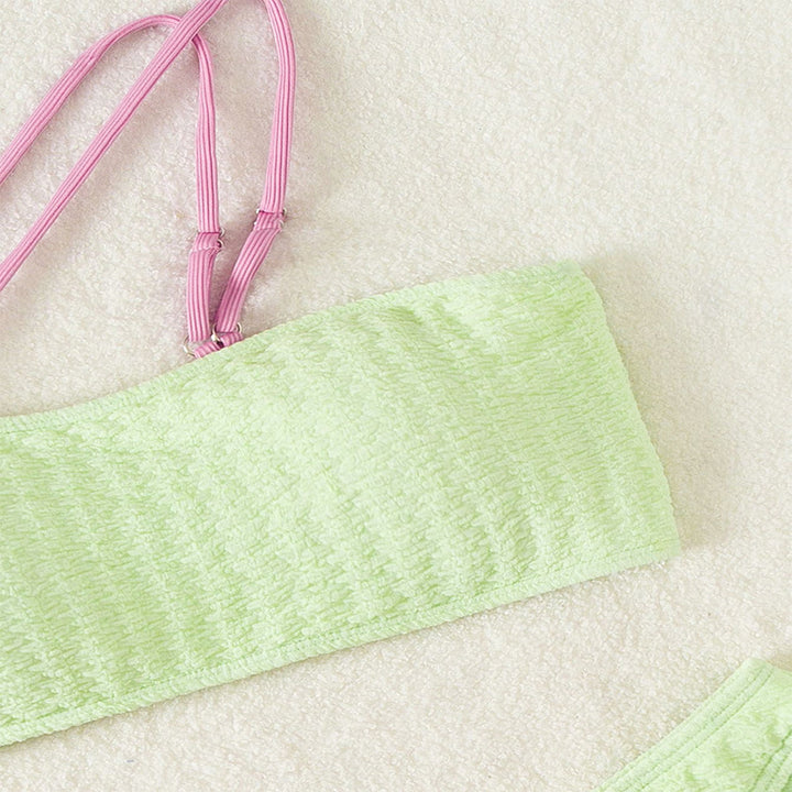 Damen Bikini-Set mit verspieltem Wickeldesign und elastischen Details Drune