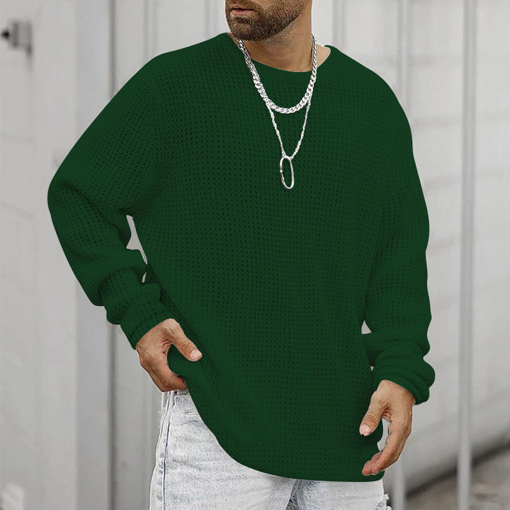 Herren Grobstrickpullover mit modernem Schnitt und kuscheligem Innenfutter Drune