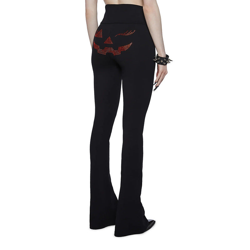 Damen Sportliche Bootcut-Hosen mit hohem Bund und Figur schmeichelndem Schnitt Drune