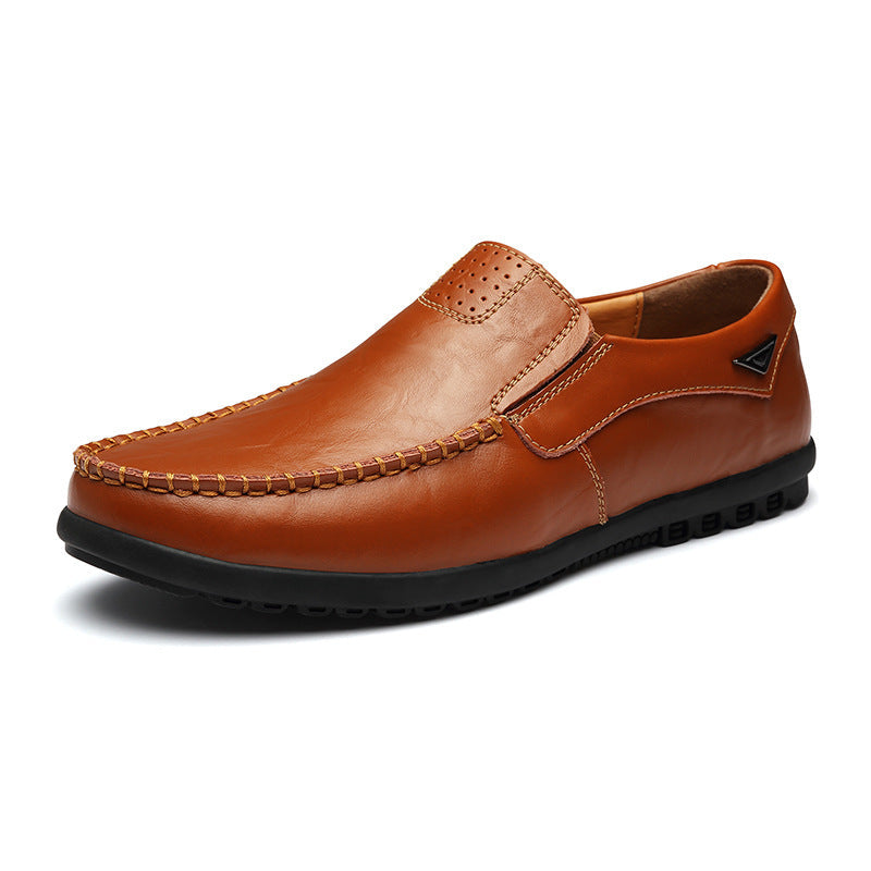 Herren Elegante Mokassins mit elastischem Einstieg und rutschfester Sohle Drune