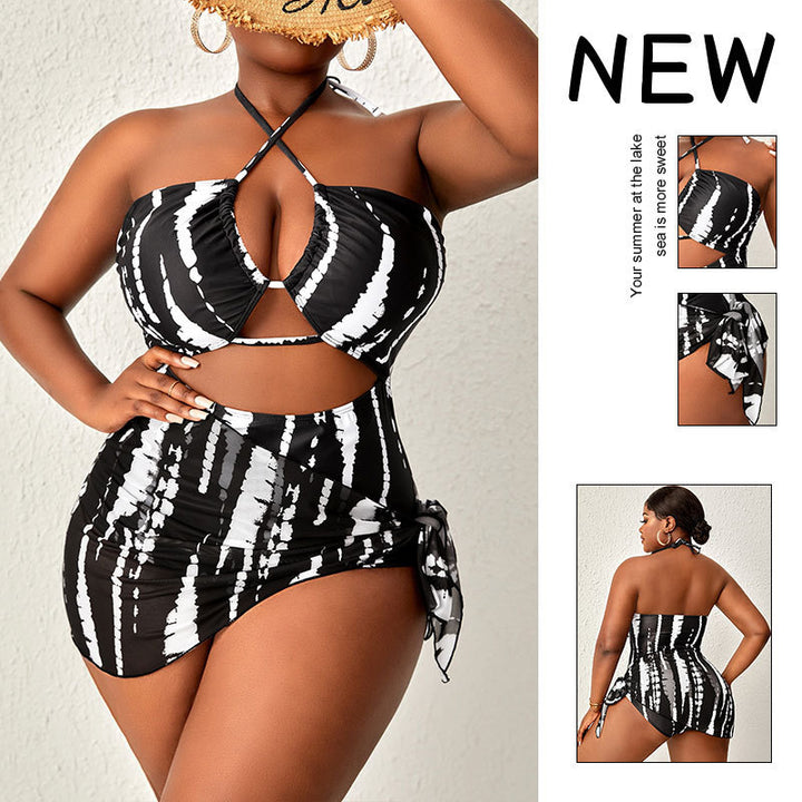 Damen Hoch taillierter Bikini mit raffiniertem Wickel-Design Drune