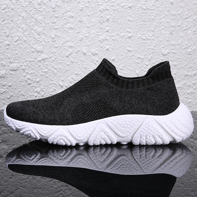 Unisex nan Schlupfschuh-Citywalker mit elastischem Maschenoberteil und skulpturierter Wellenlaufsohle Drune