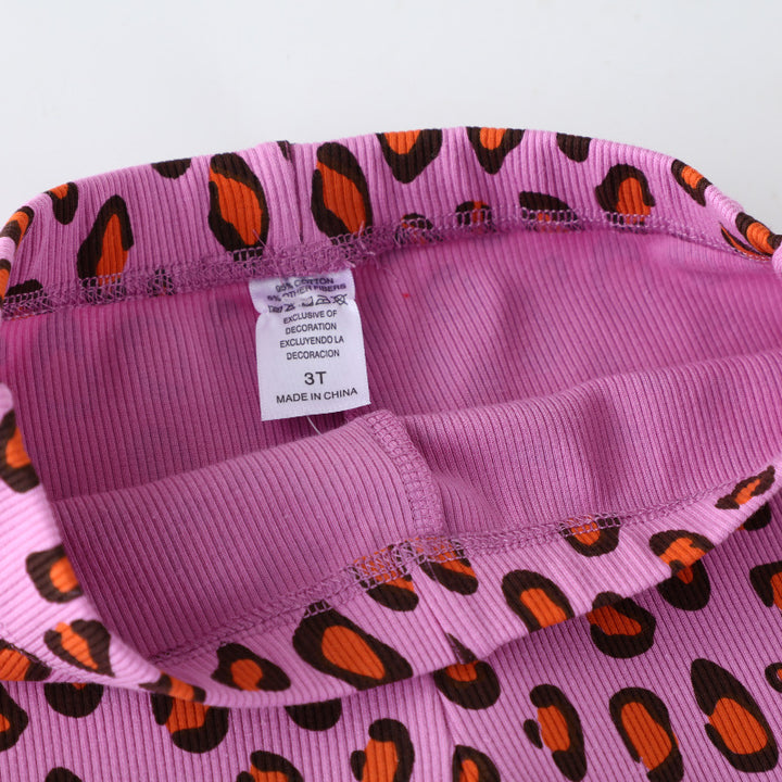 Damen legere Leggings mit animalischem Muster Drune