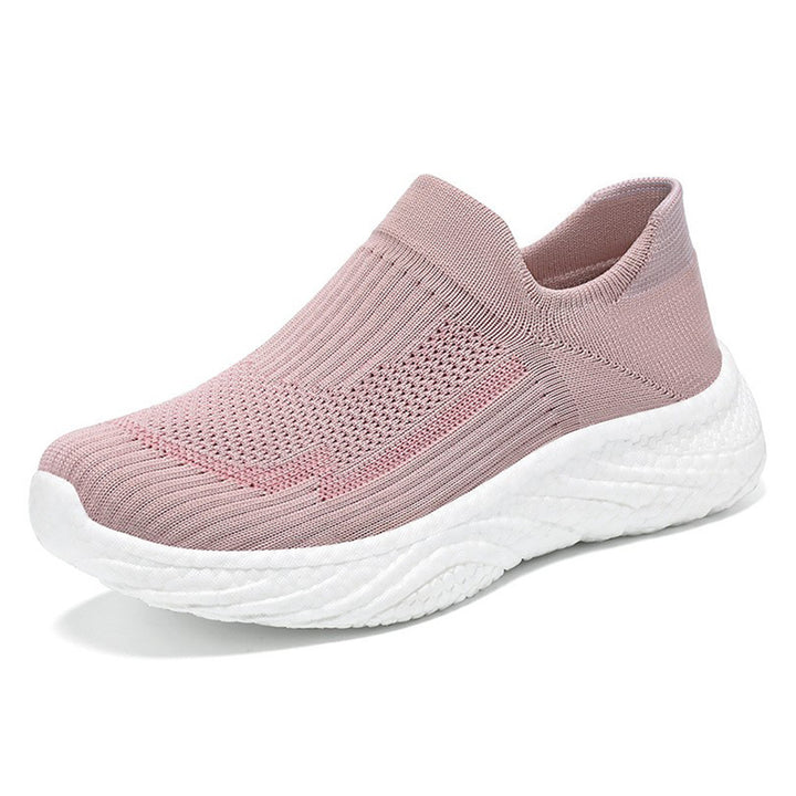 Damen nan nahtloser Strick-Sockensneaker mit extragel dämpfender Wave-EVA-Sohle Drune