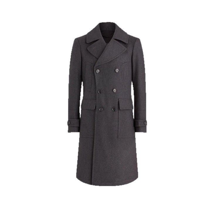 Herren klassischer Dufflecoat mit doppeltem Knopfverschluss und praktischen Taschen Drune