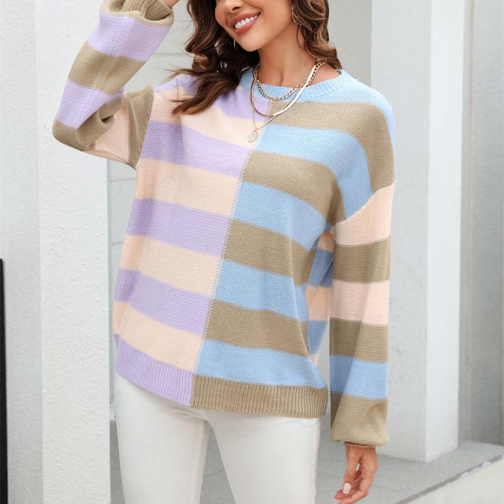 Drune | Gestreifter Strickpullover für Stilvolle Outfits