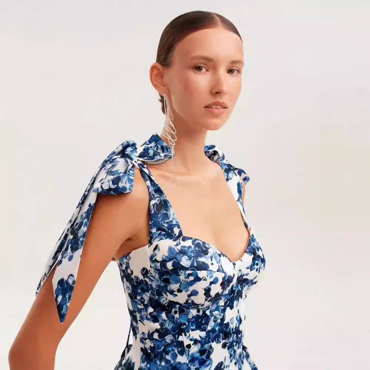 Damen Sommerliches Blumenkleid Drune