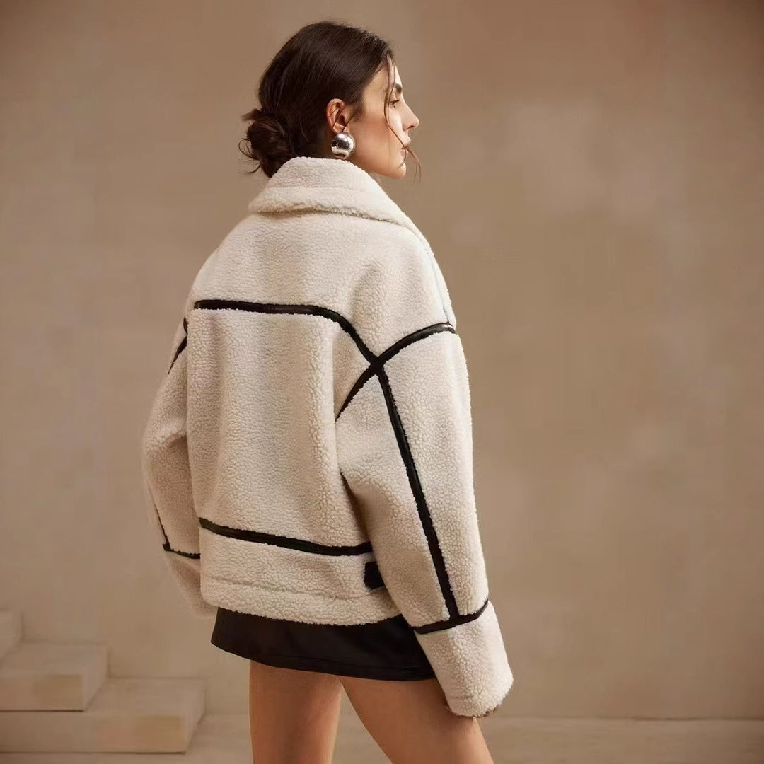 Damen Steppjacke mit hohem Kragen und Taschen Drune