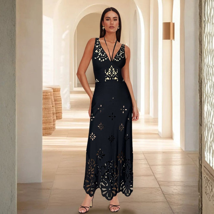 Damen Einteiler Badeanzug mit kunstvollem Cut-Out Design Drune