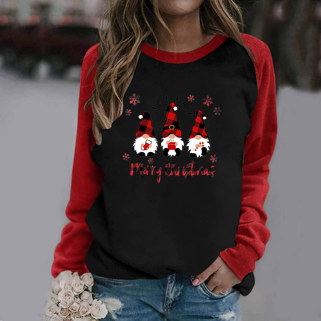 Damen Sweatshirt mit festlichem Weihnachtsmotiven Drune