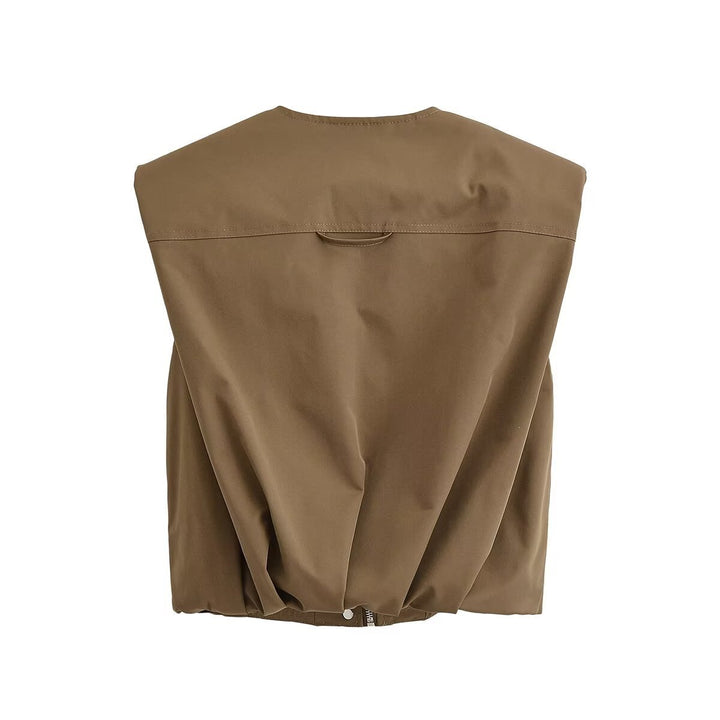 Damen Cargo-Hose mit praktischen Seitentaschen und Reißverschlussdetails Drune