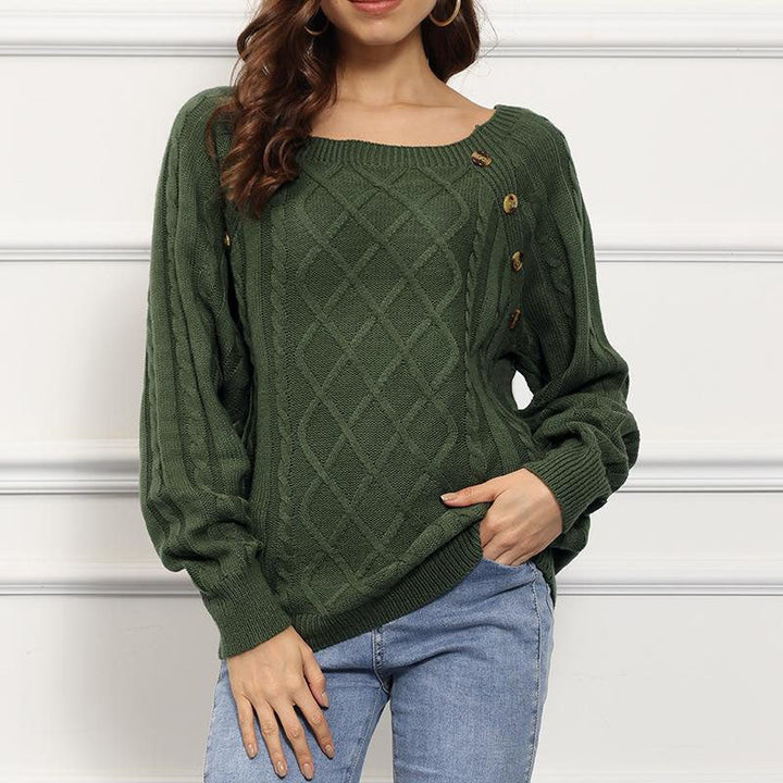 Drune | Zopfmuster Pullover mit Strukturmuster